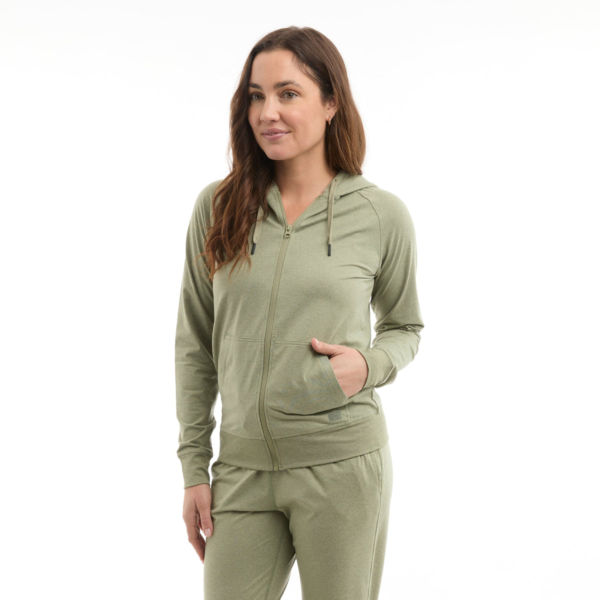 Ws Zip Fleece Hoodie - Ws Sunrise