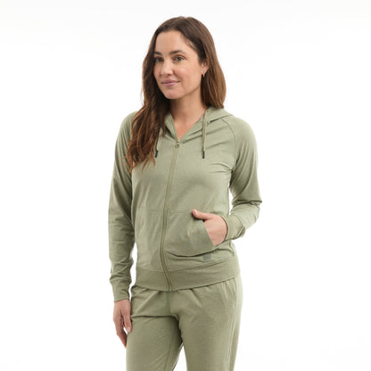 Ws Zip Fleece Hoodie - Ws Sunrise