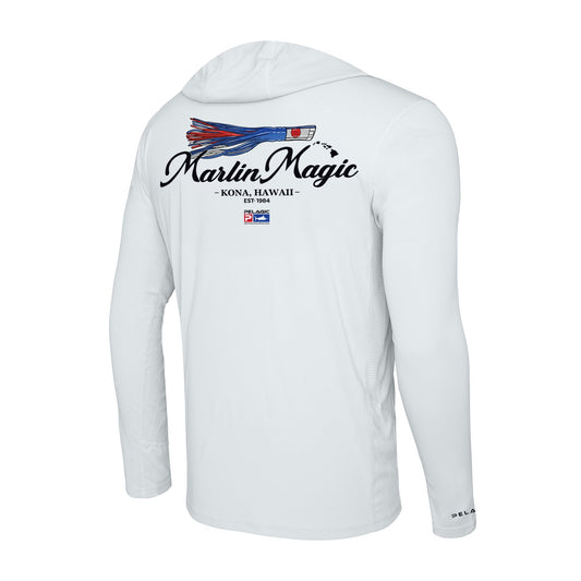 Hooded Fishing Shirt - Vaportek Marlin Magic