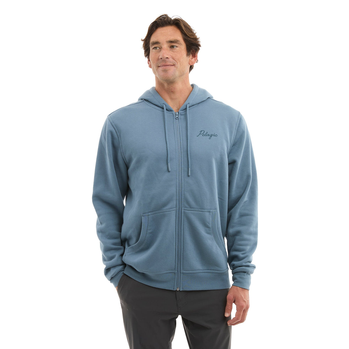 Zip Fleece Hoodie - Tanner Lines In