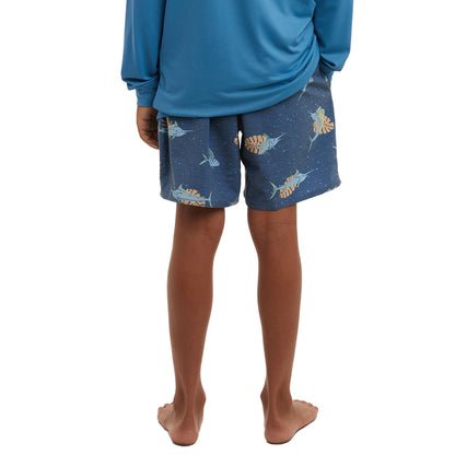 Youth Elastic Waist Shorts - Youth Dockside