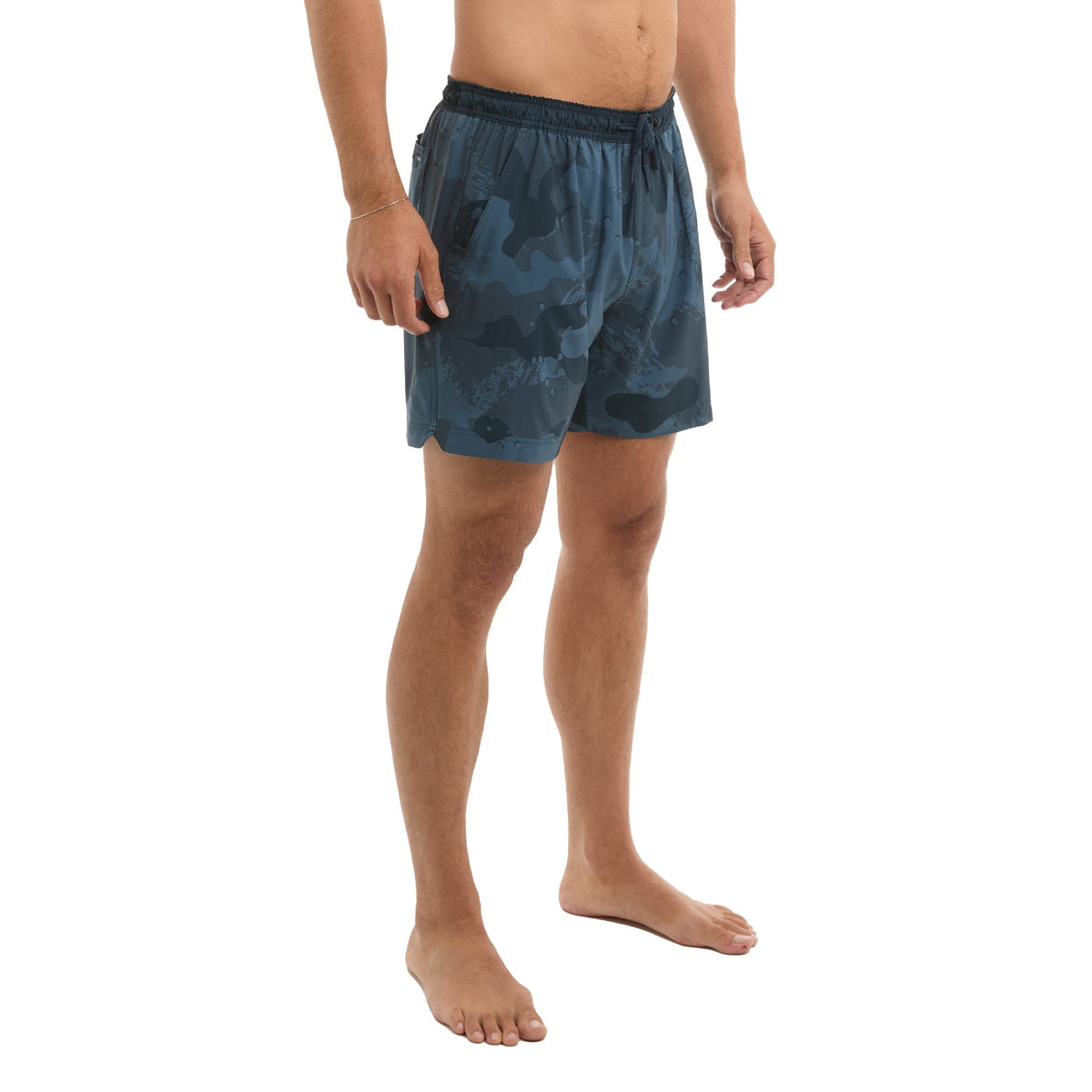 Elastic Waist Lined Shorts 17" - Leiday