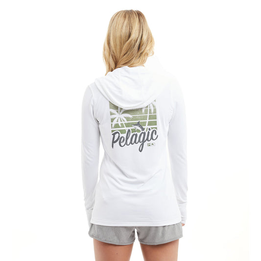 Ws Hooded Fishing Shirt - Ws Aquatek Island Time