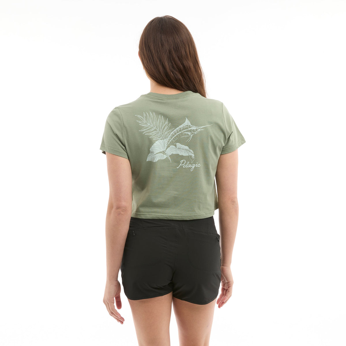 Ws Cropped T-Shirt - Ws Tropic Marlin