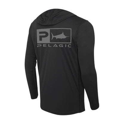 Hooded Fishing Shirt - Vaportek Rusted Icon