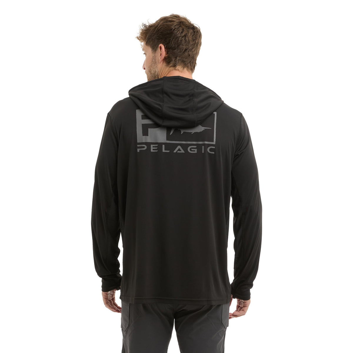 Hooded Fishing Shirt - Vaportek Rusted Icon