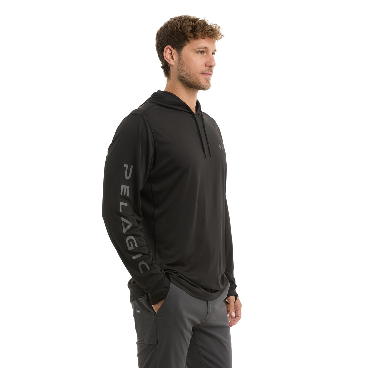 Hooded Fishing Shirt - Vaportek Rusted Icon