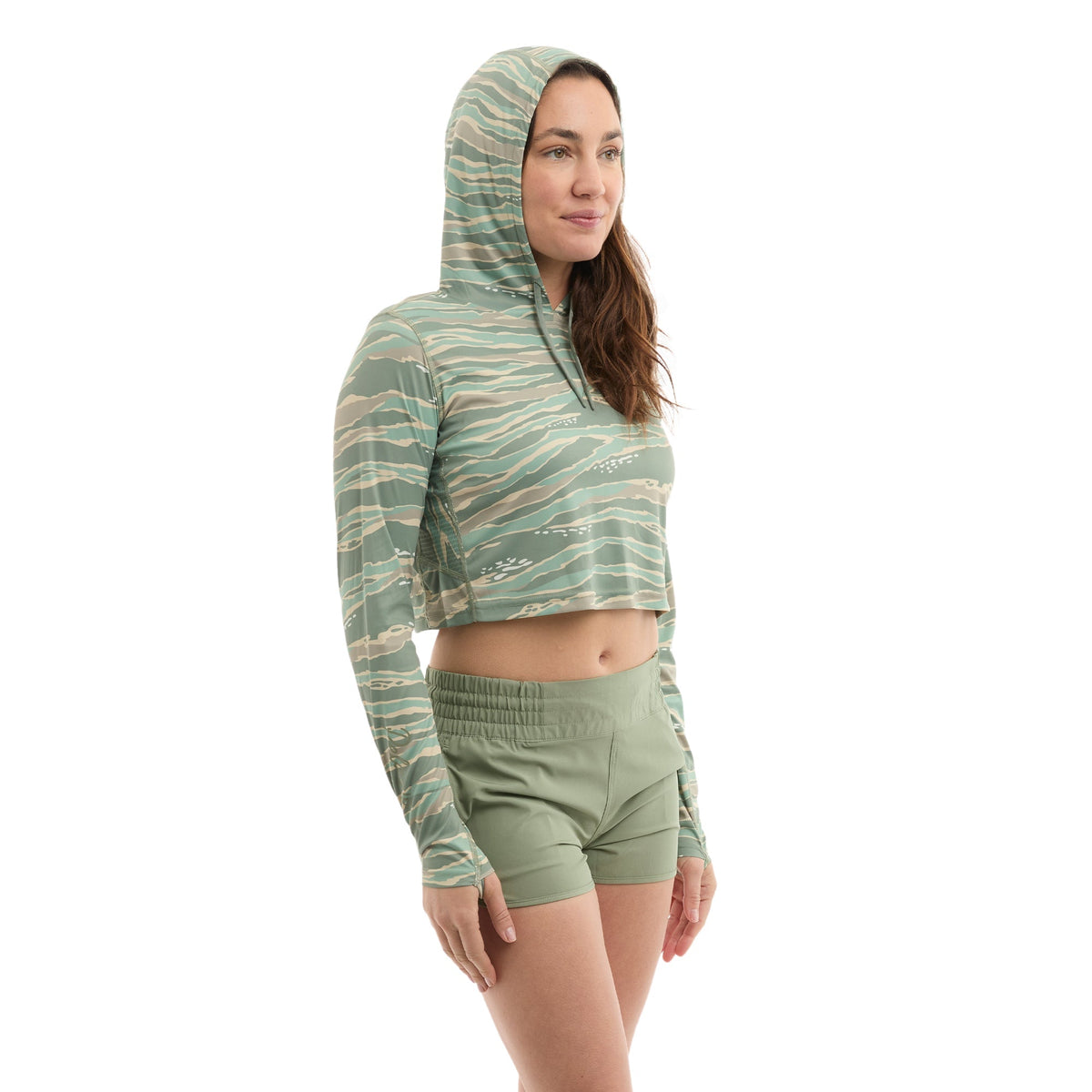 Ws Cropped Fishing Shirt - Ws Vaportek