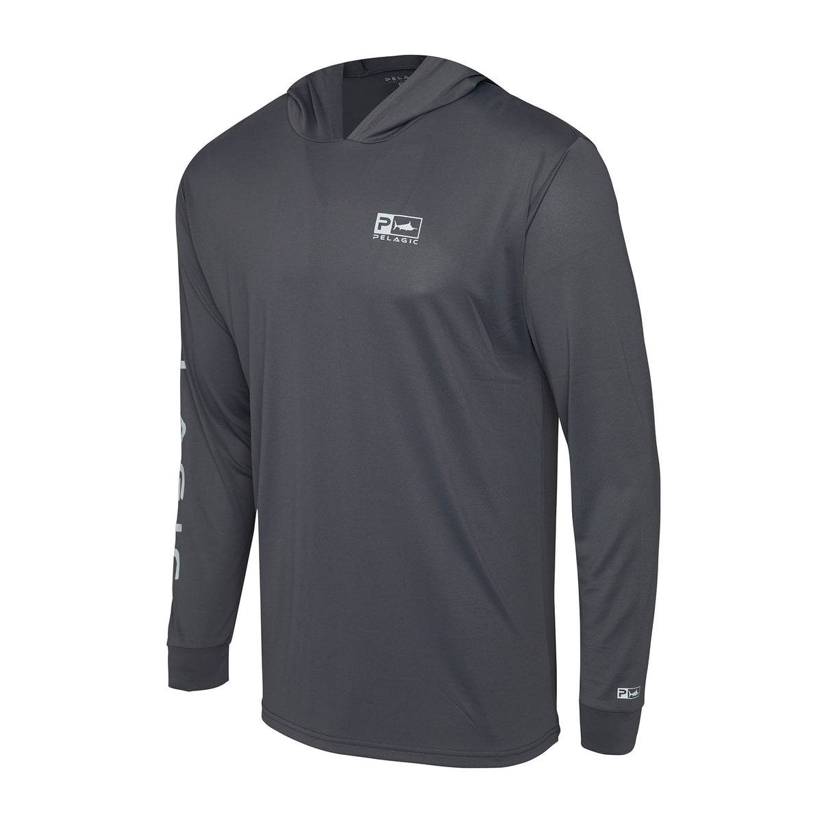 Hooded Fishing Shirt - Aquatek Rusted Icon